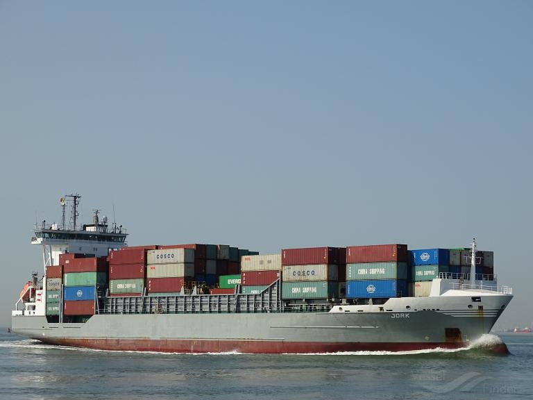 jork (Container Ship) - IMO 9234991, MMSI 209715000, Call Sign P3CJ9 under the flag of Cyprus
