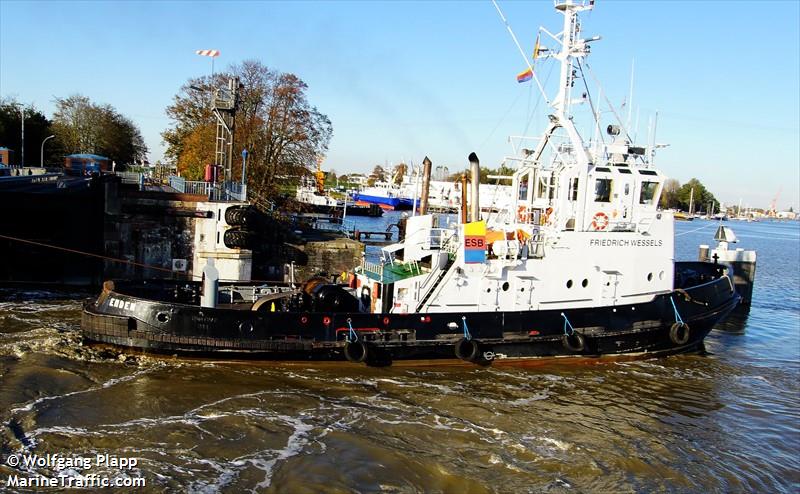 friedrich wessels (Tug) - IMO 7525205, MMSI 211215520, Call Sign DEBU under the flag of Germany