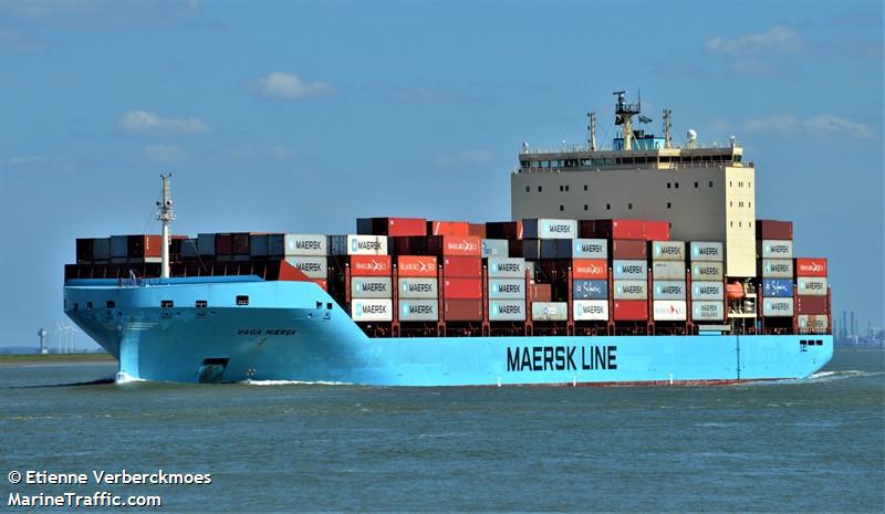 vaga maersk (Container Ship) - IMO 9778545, MMSI 219170000, Call Sign OWAO2 under the flag of Denmark