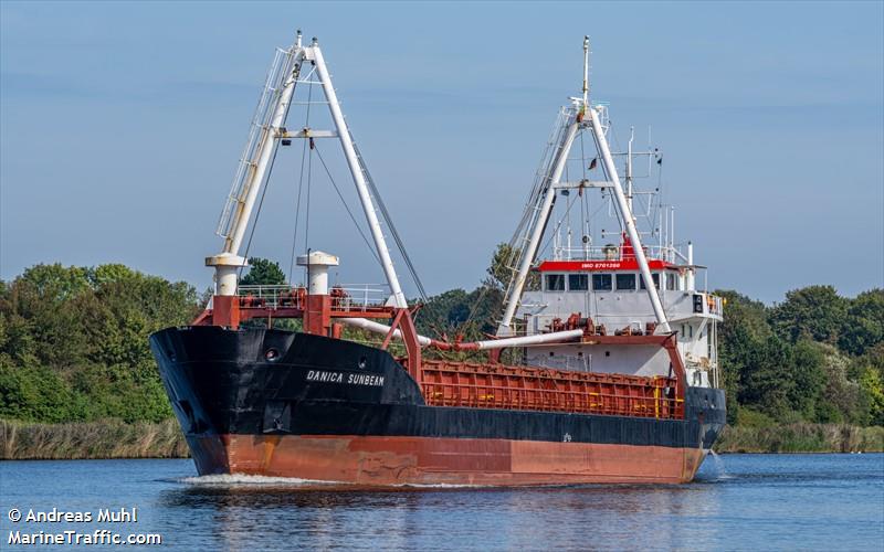 danica sunbeam (General Cargo Ship) - IMO 8701260, MMSI 219208000, Call Sign OUVD2 under the flag of Denmark