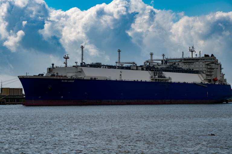 elisa larus (LNG Tanker) - IMO 9852975, MMSI 228385600, Call Sign FLYS under the flag of France