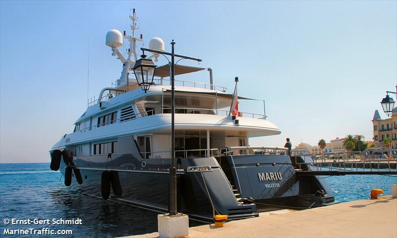 mariu (Yacht) - IMO 1007330, MMSI 229875000, Call Sign 9HA3685 under the flag of Malta