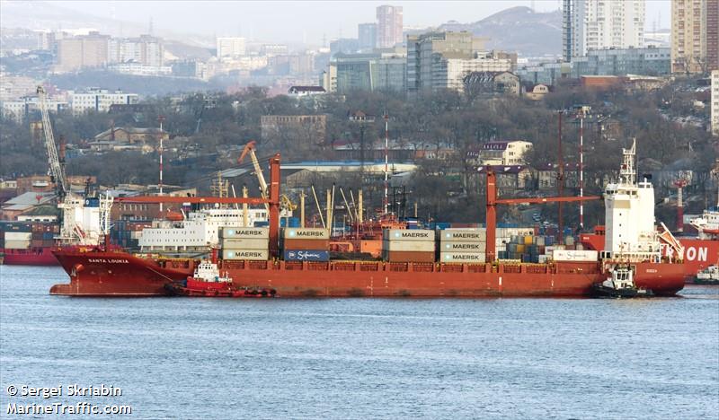 santa loukia (Container Ship) - IMO 9634658, MMSI 229993000, Call Sign 9HA3780 under the flag of Malta
