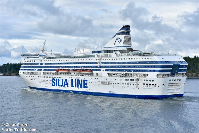 silja serenade (Passenger/Ro-Ro Cargo Ship) - IMO 8715259, MMSI 230184000, Call Sign OJCS under the flag of Finland
