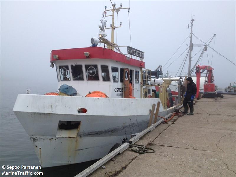 osmerus (Fishing vessel) - IMO , MMSI 230985650, Call Sign OH5332 under the flag of Finland
