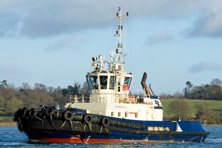 svitzer sky (Tug) - IMO 9460708, MMSI 235069704, Call Sign 2BV07 under the flag of United Kingdom (UK)