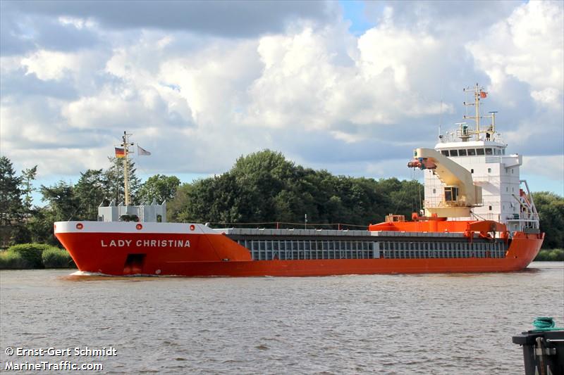 lady christina (General Cargo Ship) - IMO 9201815, MMSI 244003000, Call Sign PFAC under the flag of Netherlands