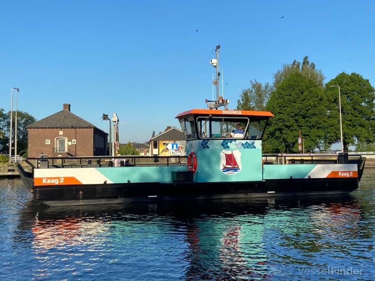 kaag 2 (Passenger ship) - IMO , MMSI 244016937, Call Sign PD2012 under the flag of Netherlands