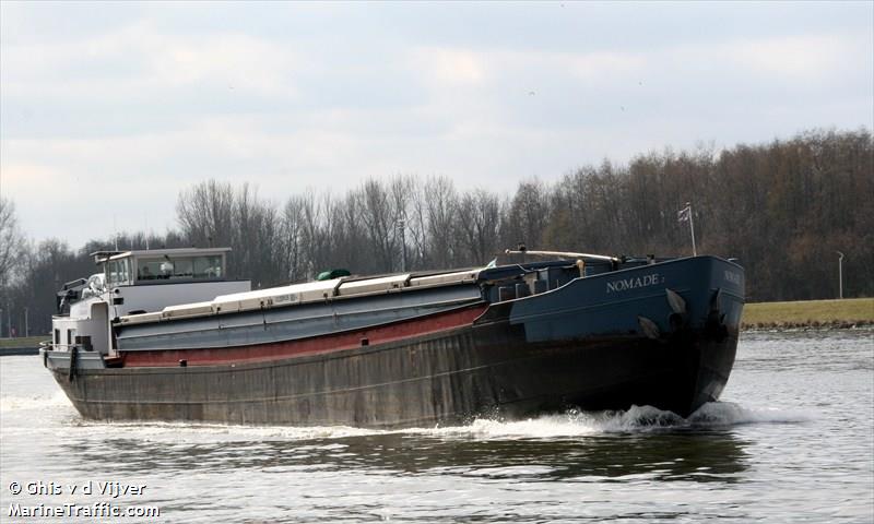 nomade (Cargo ship) - IMO , MMSI 244615915, Call Sign PD8935 under the flag of Netherlands