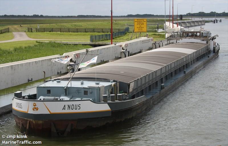 anous (Cargo ship) - IMO , MMSI 244660053, Call Sign PH2041 under the flag of Netherlands