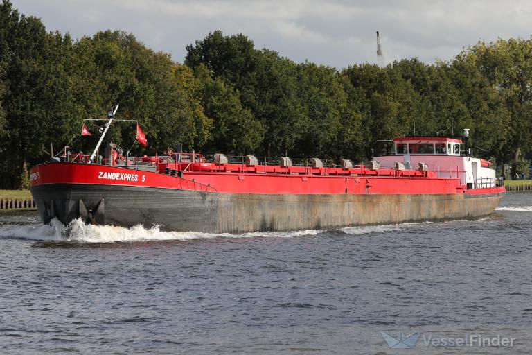 zandexpres 5 (Dredging or UW ops) - IMO , MMSI 244690915, Call Sign PF9979 under the flag of Netherlands