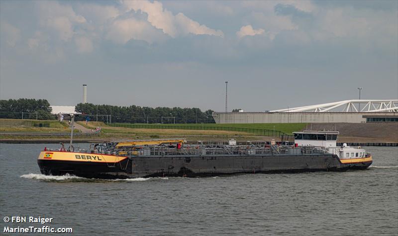 beryl (Tanker) - IMO , MMSI 244830541, Call Sign PI2021 under the flag of Netherlands