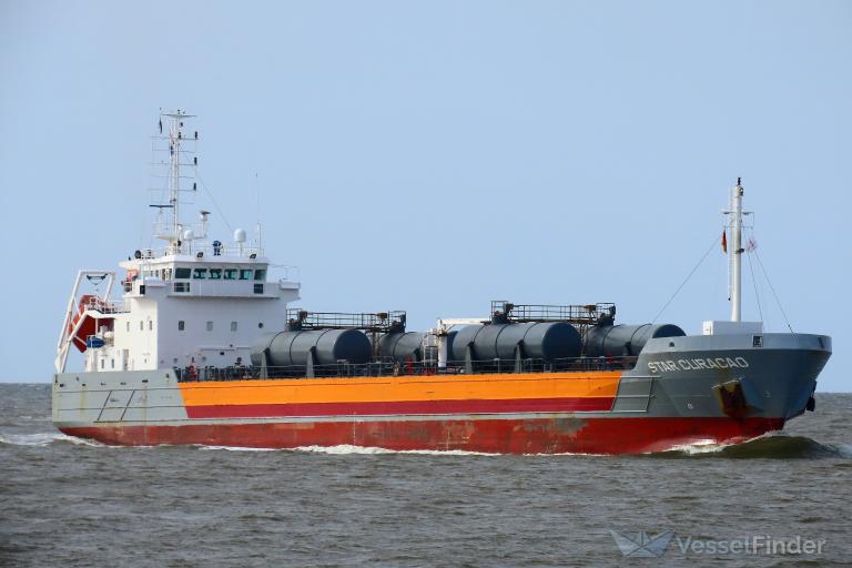 star curacao (Edible Oil Tanker) - IMO 9402653, MMSI 245405000, Call Sign PHPF under the flag of Netherlands