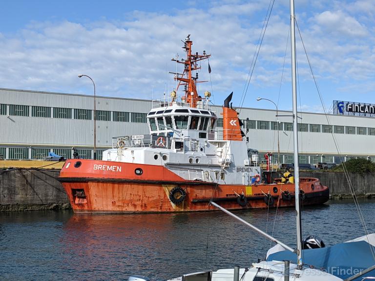 bremen (Tug) - IMO 9045869, MMSI 247341400, Call Sign IJHR2 under the flag of Italy