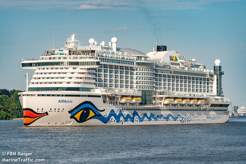 aidaperla (Passenger (Cruise) Ship) - IMO 9636967, MMSI 247385300, Call Sign IBRL under the flag of Italy