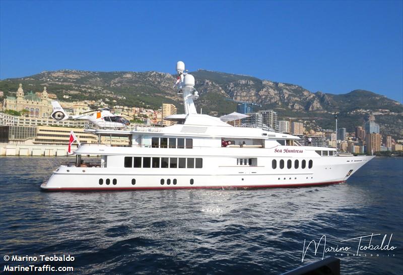 sea huntress (Yacht) - IMO 1005643, MMSI 248638000, Call Sign 9HA4729 under the flag of Malta