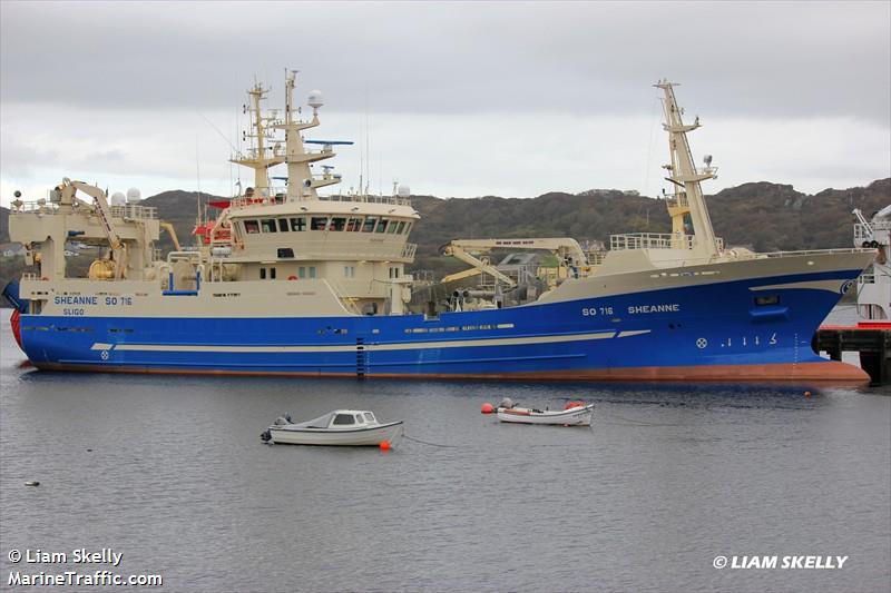 mfv sheanne (Fishing Vessel) - IMO 9280093, MMSI 250495000, Call Sign EIGP under the flag of Ireland