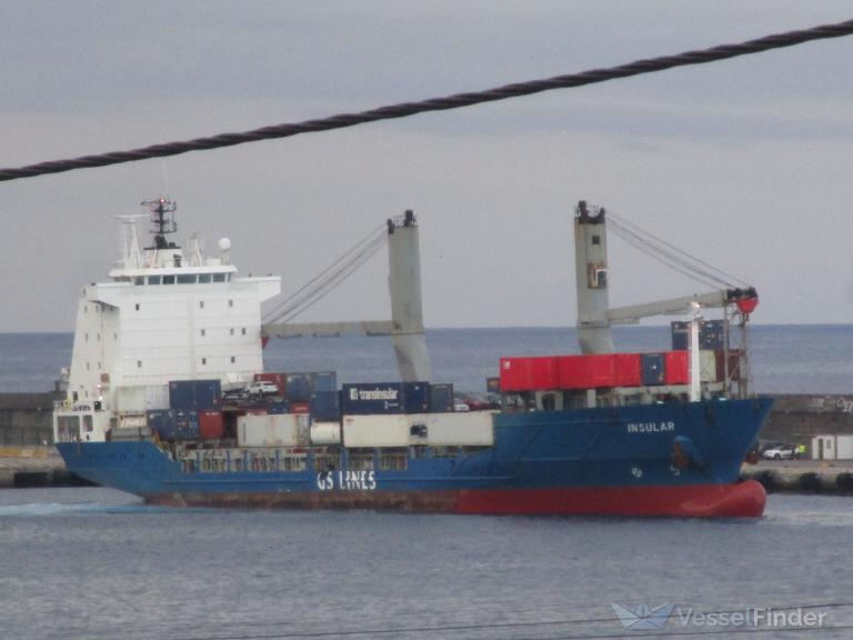 insular (General Cargo Ship) - IMO 9150420, MMSI 255806013, Call Sign CSDD under the flag of Madeira