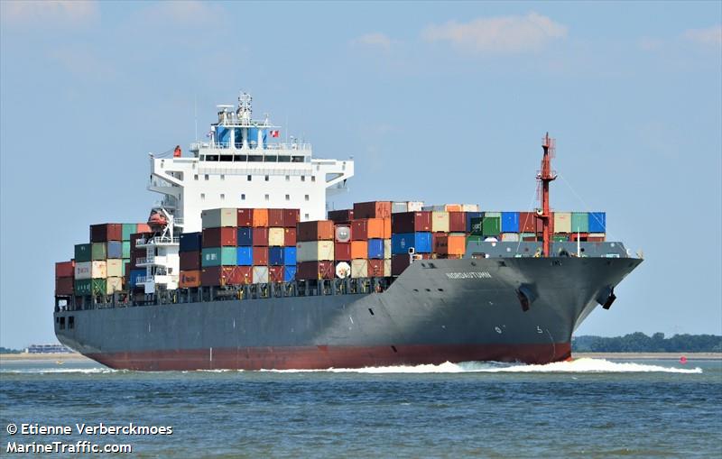 nordautumn (Container Ship) - IMO 9323039, MMSI 255806157, Call Sign CQAF3 under the flag of Madeira