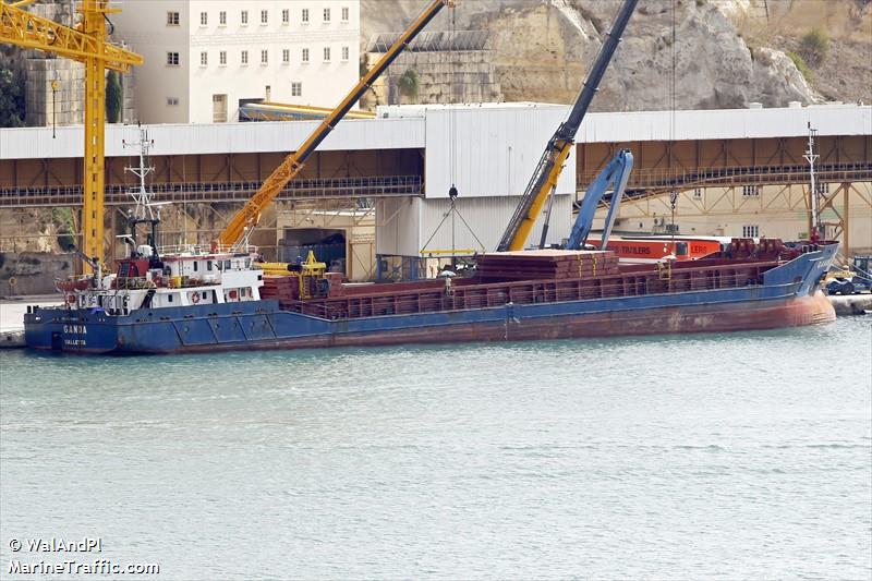 ganda (General Cargo Ship) - IMO 9298129, MMSI 256387000, Call Sign 9HA3897 under the flag of Malta