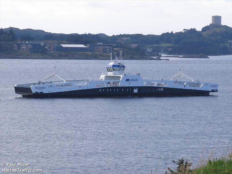 solavagen (Passenger/Ro-Ro Cargo Ship) - IMO 9863144, MMSI 257090550, Call Sign LFRI under the flag of Norway