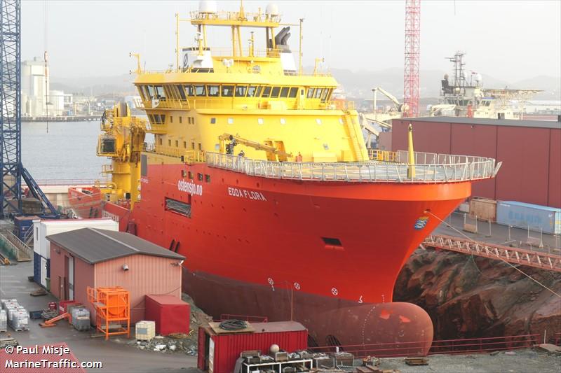 edda flora (Research Vessel) - IMO 9386380, MMSI 258245000, Call Sign LAJW3 under the flag of Norway