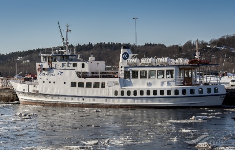 sagasund (Passenger Ship) - IMO 8633152, MMSI 258279000, Call Sign LLMD under the flag of Norway