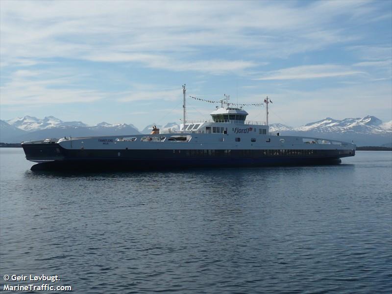 fannefjord (Passenger/Ro-Ro Cargo Ship) - IMO 9477127, MMSI 258328500, Call Sign LCBB under the flag of Norway