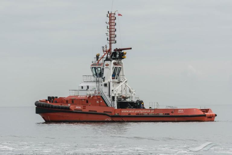 akul (Tug) - IMO 9279317, MMSI 261521000, Call Sign SNHO under the flag of Poland