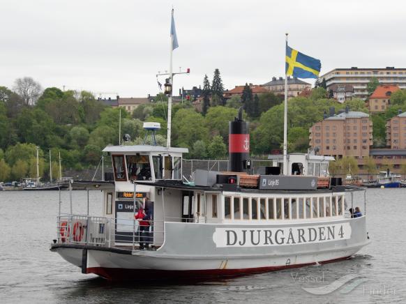 djurgarden 4 (Passenger ship) - IMO , MMSI 265633770, Call Sign SFE2501 under the flag of Sweden