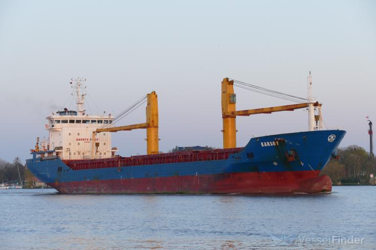 karsoy (General Cargo Ship) - IMO 9555618, MMSI 271040319, Call Sign TCXR3 under the flag of Turkey