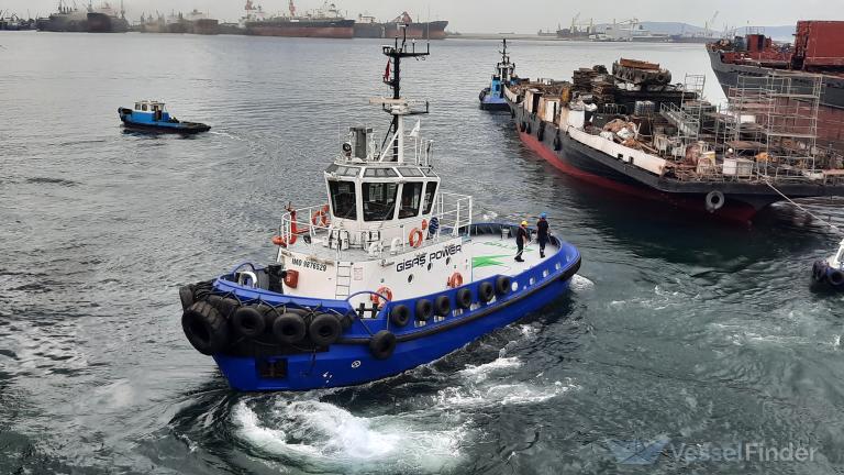 gisas power (Tug) - IMO 9876529, MMSI 271046944, Call Sign TCA5568 under the flag of Turkey