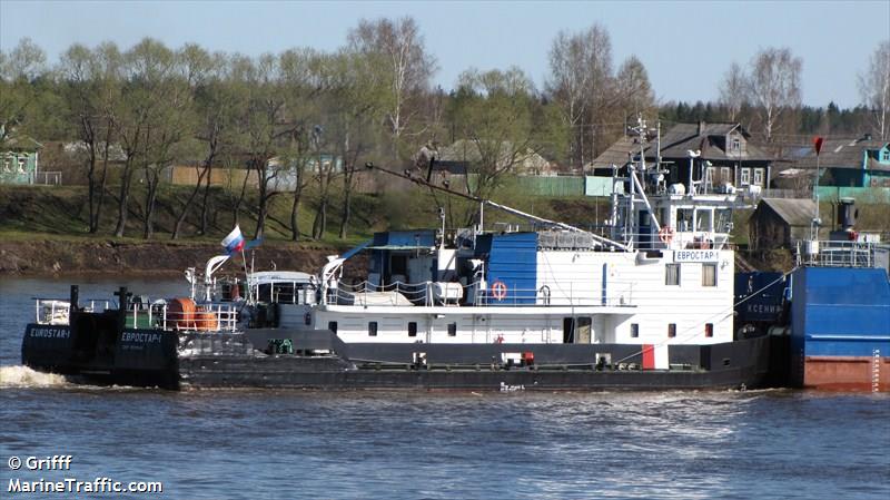 eurostar-1ksenija (Tug) - IMO , MMSI 273359450, Call Sign B.]DAM4 under the flag of Russia