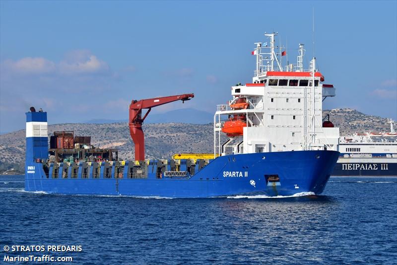 sparta ii (Ro-Ro Cargo Ship) - IMO 9160994, MMSI 273394890, Call Sign UAXX under the flag of Russia