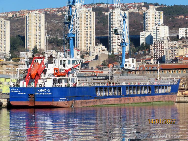 navis-2 (General Cargo Ship) - IMO 9868742, MMSI 273449610, Call Sign UBWR6 under the flag of Russia