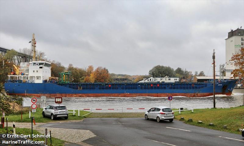 anton (General Cargo Ship) - IMO 9576703, MMSI 304059000, Call Sign V2GR6 under the flag of Antigua & Barbuda