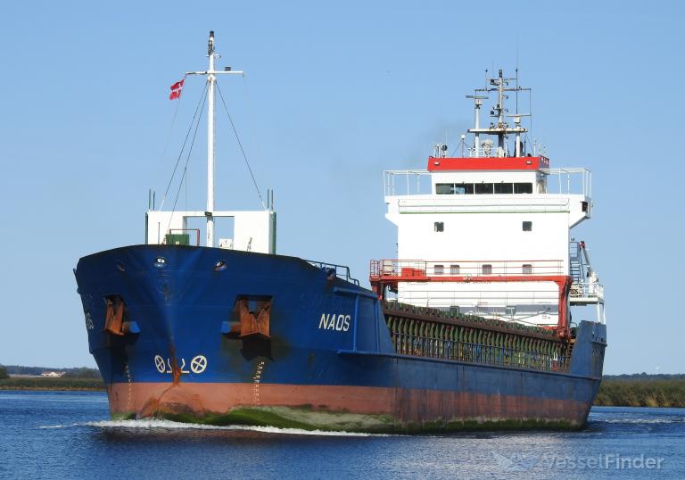 naos (General Cargo Ship) - IMO 9136137, MMSI 305269000, Call Sign V2QQ8 under the flag of Antigua & Barbuda