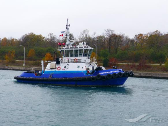 ocean serge genois (Tug) - IMO 9553907, MMSI 316018399 under the flag of Canada