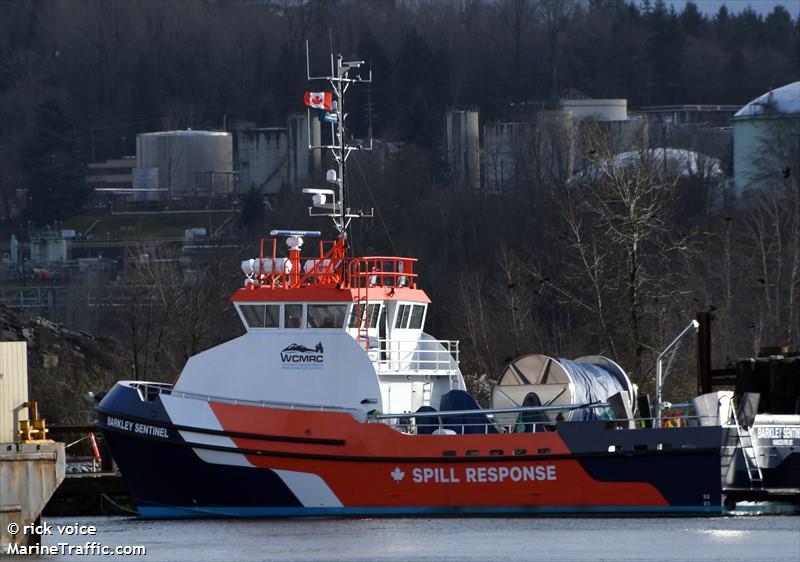 barkley sentinel (Anti-polution) - IMO , MMSI 316041306, Call Sign CFA3108 under the flag of Canada