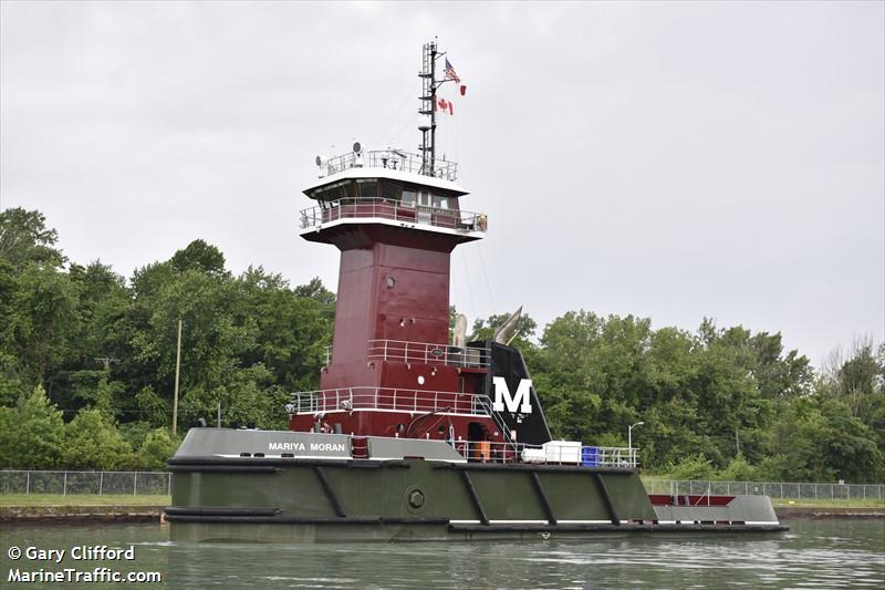 mariya moran (Pusher Tug) - IMO 9764128, MMSI 338305000, Call Sign WDH8622 under the flag of USA