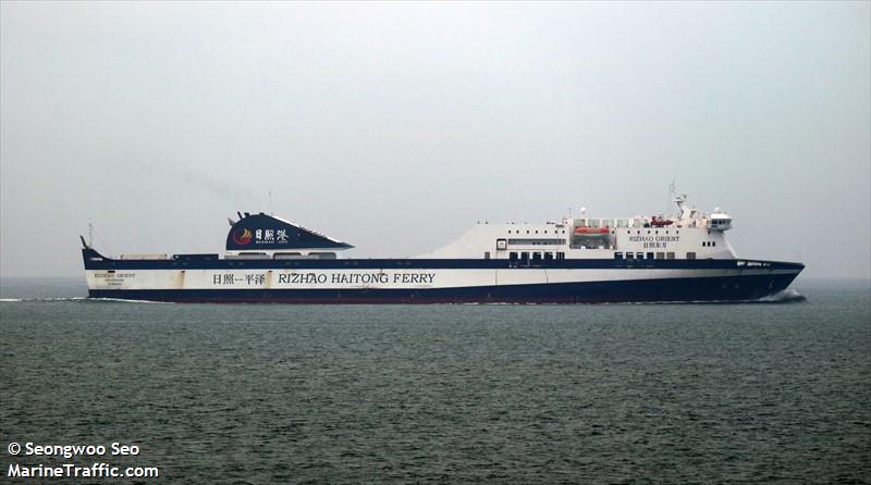 rizhao orient (Passenger/Ro-Ro Cargo Ship) - IMO 9350692, MMSI 355925000, Call Sign HOAG under the flag of Panama