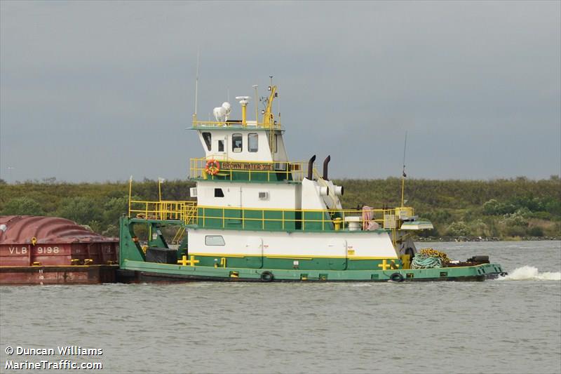 brown water viii (Towing vessel) - IMO , MMSI 367007550, Call Sign WDE3417 under the flag of United States (USA)