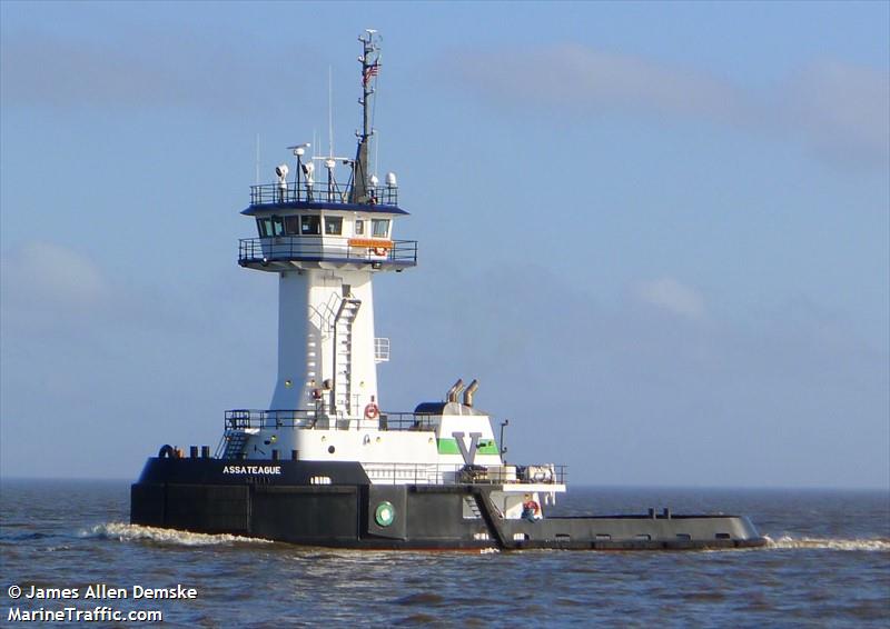 assateague (Pusher Tug) - IMO 9816892, MMSI 368020980, Call Sign WDJ8905 under the flag of United States (USA)