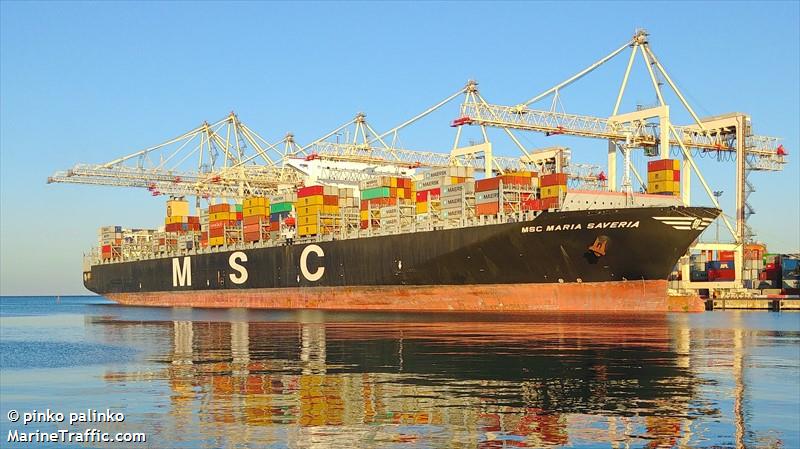 msc maria saveria (Container Ship) - IMO 9467421, MMSI 372400000, Call Sign 3FLE8 under the flag of Panama