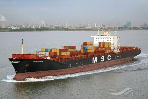 msc veronique (Container Ship) - IMO 8618293, MMSI 373120000, Call Sign 3EYX under the flag of Panama