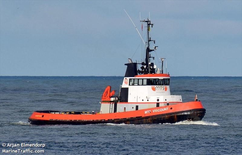 mts viscount (Tug) - IMO 7610012, MMSI 376431000, Call Sign J8B5526 under the flag of St Vincent & Grenadines