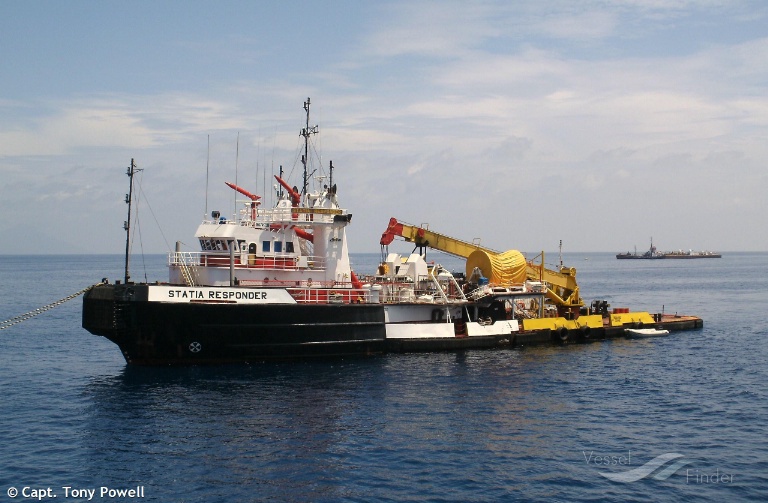 statia responder (Offshore Tug/Supply Ship) - IMO 7417238, MMSI 377901112, Call Sign J8QY6 under the flag of St Vincent & Grenadines