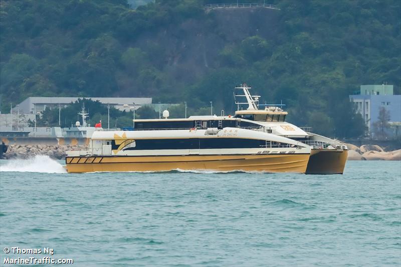 yin zhu hu (Passenger Ship) - IMO 9852987, MMSI 413494920, Call Sign BQMR under the flag of China