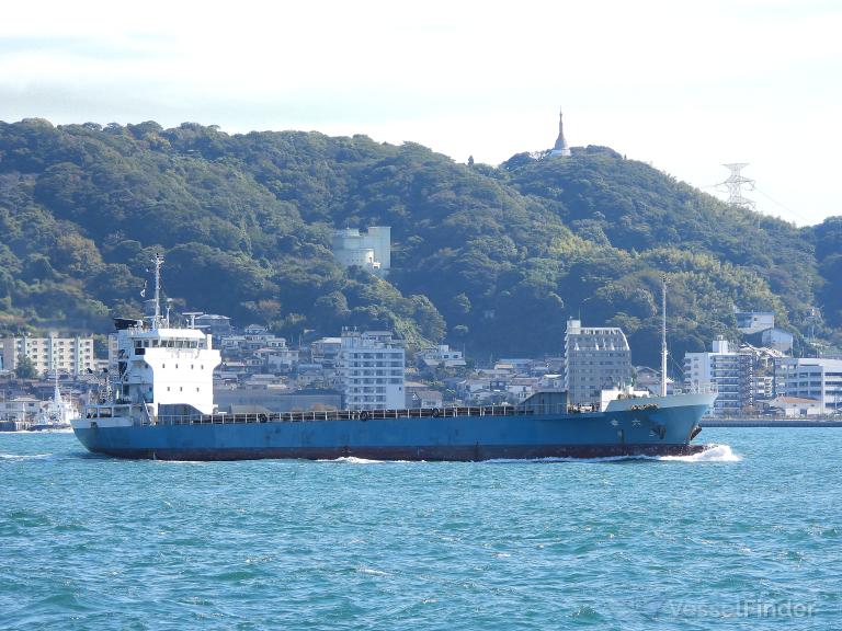 rokkoh (General Cargo Ship) - IMO 8743476, MMSI 431001093, Call Sign JD2985 under the flag of Japan