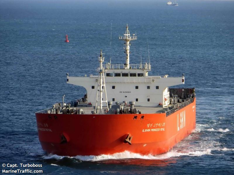 ilshin princessroyal (Ro-Ro Cargo Ship) - IMO 9496862, MMSI 440146980, Call Sign 106783 under the flag of Korea